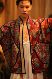KANTHA JACCKET CANDY - sustainably made MOMO NEW YORK sustainable clothing, coatandjacket slow fashion