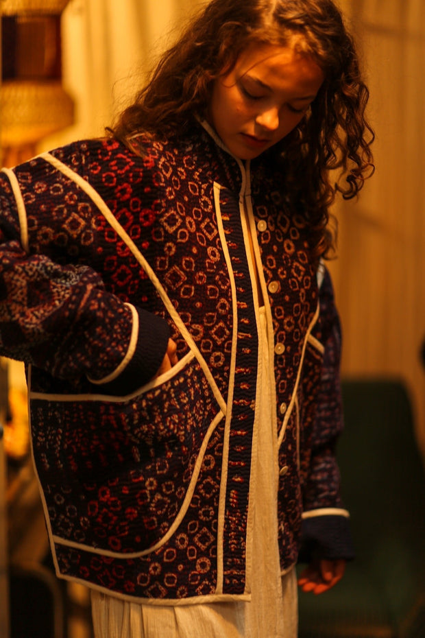 KANTHA JACKCET LINDA - sustainably made MOMO NEW YORK sustainable clothing, coatandjacket slow fashion