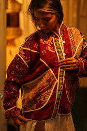 KANTHA JACKET CARMEN - sustainably made MOMO NEW YORK sustainable clothing, coatandjacket slow fashion