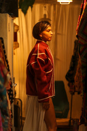 KANTHA JACKET CHERRINE NING - sustainably made MOMO NEW YORK sustainable clothing, coatandjacket slow fashion