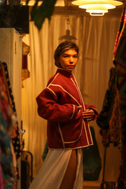 KANTHA JACKET CHERRINE NING - sustainably made MOMO NEW YORK sustainable clothing, coatandjacket slow fashion