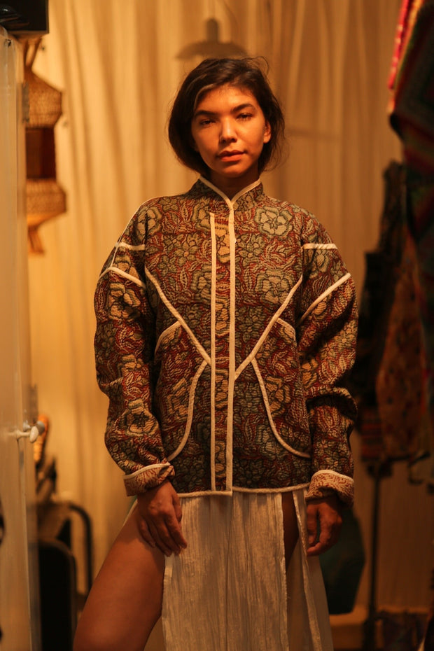 KANTHA JACKET ERIK - sustainably made MOMO NEW YORK sustainable clothing, coatandjacket slow fashion