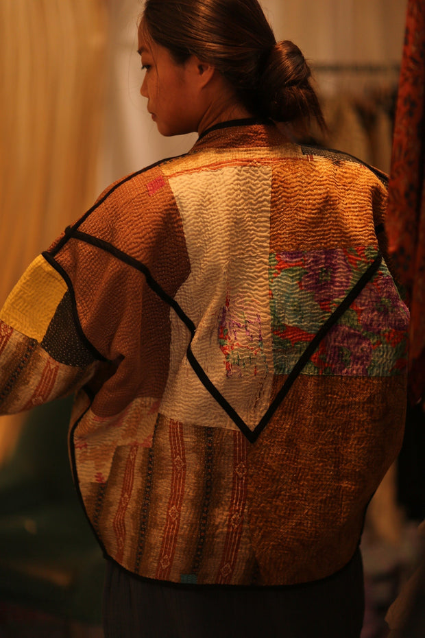 KANTHA JACKET ERNEST - sustainably made MOMO NEW YORK sustainable clothing, coatandjacket slow fashion