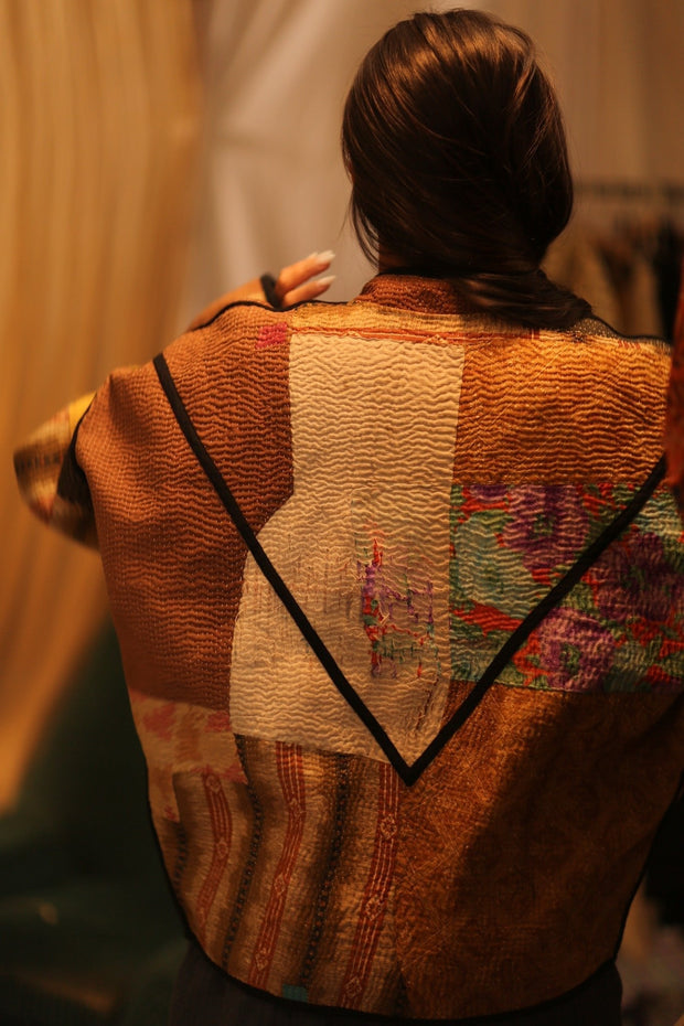 KANTHA JACKET ERNEST - sustainably made MOMO NEW YORK sustainable clothing, coatandjacket slow fashion