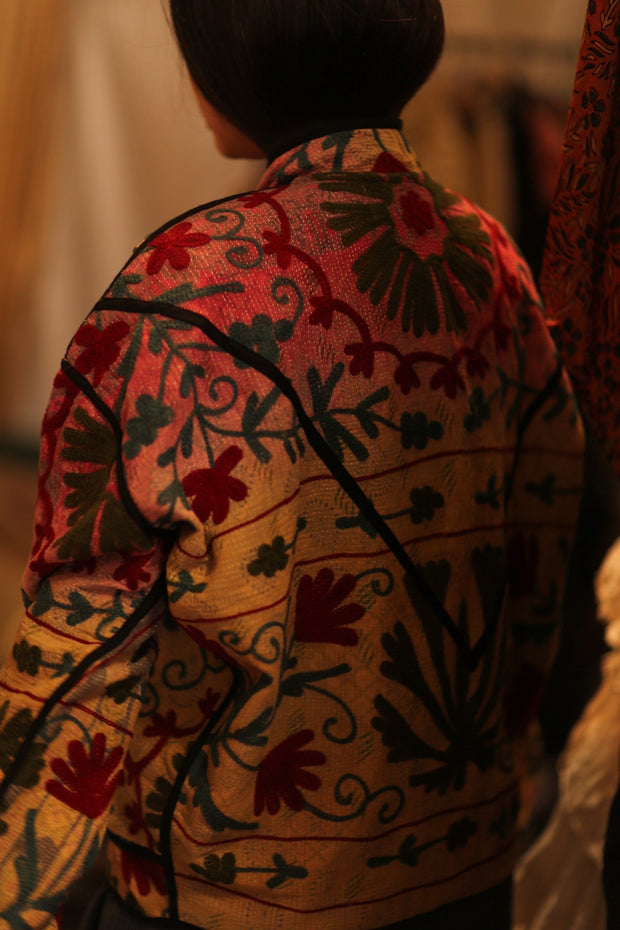 KANTHA JACKET GERALDINE - sustainably made MOMO NEW YORK sustainable clothing, coatandjacket slow fashion