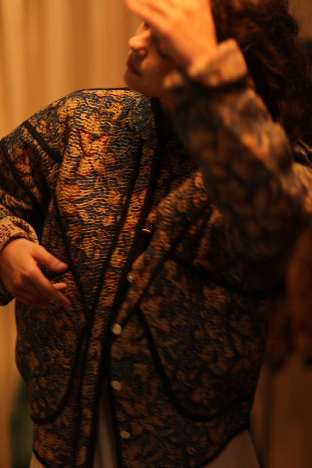 KANTHA JACKET GILBERT - sustainably made MOMO NEW YORK sustainable clothing, coatandjacket slow fashion