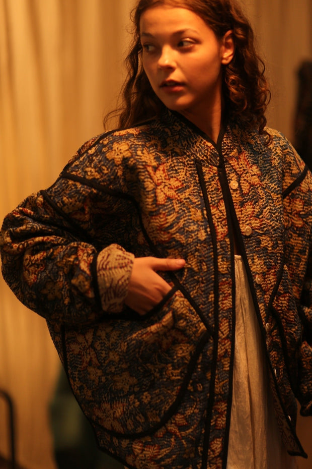 KANTHA JACKET GILBERT - sustainably made MOMO NEW YORK sustainable clothing, coatandjacket slow fashion