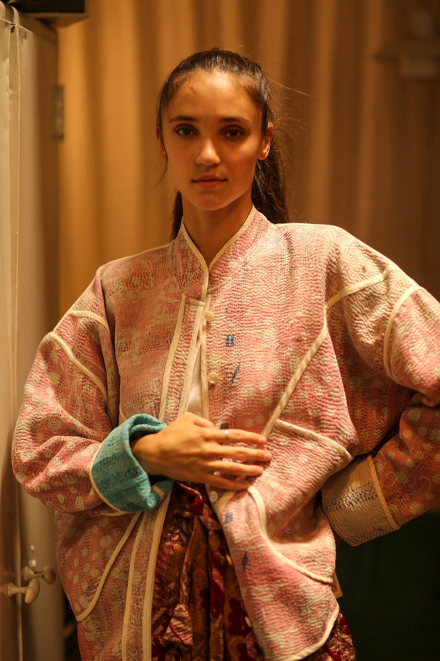 KANTHA JACKET HENIA - sustainably made MOMO NEW YORK sustainable clothing, coatandjacket slow fashion