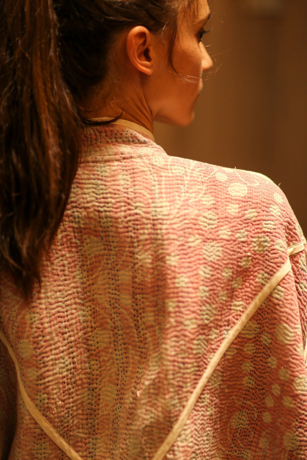 KANTHA JACKET HENIA - sustainably made MOMO NEW YORK sustainable clothing, coatandjacket slow fashion