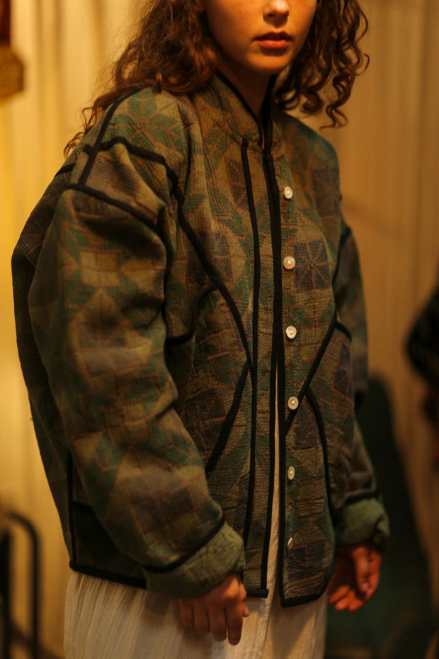 KANTHA JACKET HIBA - sustainably made MOMO NEW YORK sustainable clothing, coatandjacket slow fashion