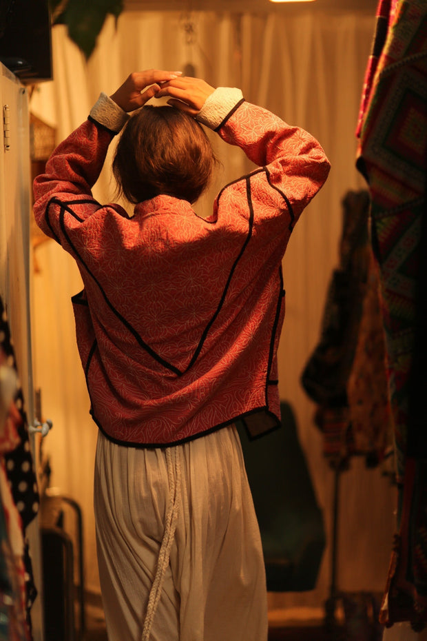 KANTHA JACKET JEROME - sustainably made MOMO NEW YORK sustainable clothing, coatandjacket slow fashion