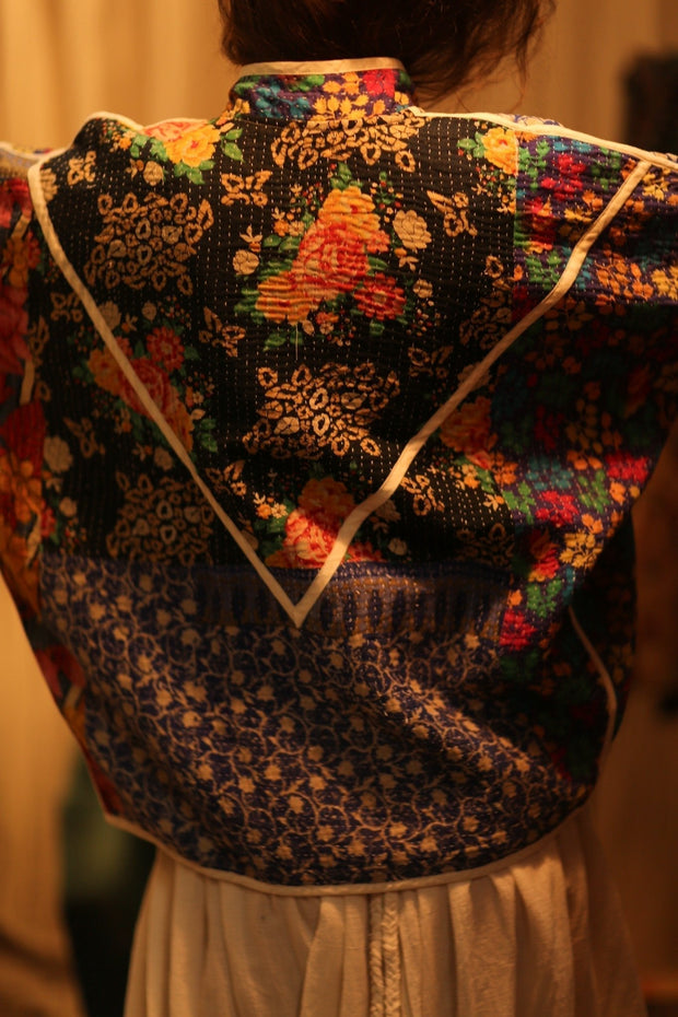 KANTHA JACKET KERSTA - sustainably made MOMO NEW YORK sustainable clothing, coatandjacket slow fashion