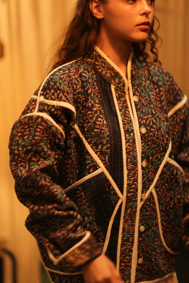 KANTHA JACKET KERSTA - sustainably made MOMO NEW YORK sustainable clothing, coatandjacket slow fashion
