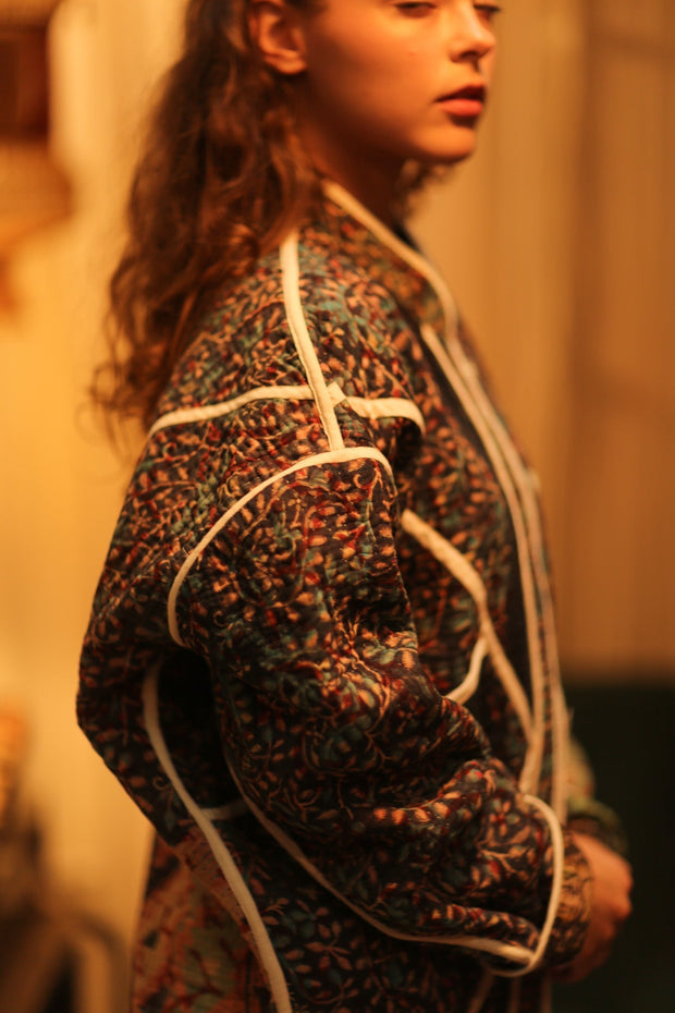 KANTHA JACKET KERSTA - sustainably made MOMO NEW YORK sustainable clothing, coatandjacket slow fashion