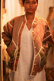 KANTHA JACKET LOREILA - sustainably made MOMO NEW YORK sustainable clothing, bestseller slow fashion