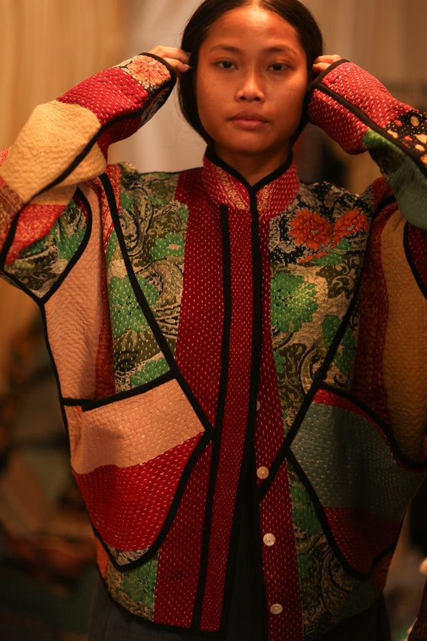 KANTHA JACKET PAUL - sustainably made MOMO NEW YORK sustainable clothing, coatandjacket slow fashion