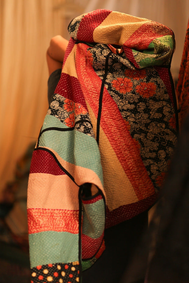 KANTHA JACKET PAUL - sustainably made MOMO NEW YORK sustainable clothing, coatandjacket slow fashion
