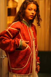 KANTHA JACKET QUEEN - sustainably made MOMO NEW YORK sustainable clothing, coatandjacket slow fashion
