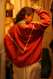 KANTHA JACKET QUEEN - sustainably made MOMO NEW YORK sustainable clothing, coatandjacket slow fashion