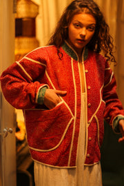 KANTHA JACKET QUEEN - sustainably made MOMO NEW YORK sustainable clothing, coatandjacket slow fashion