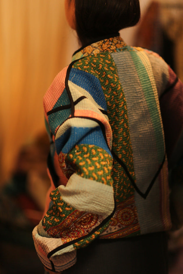 KANTHA JACKET SAMSEN - sustainably made MOMO NEW YORK sustainable clothing, coatandjacket slow fashion