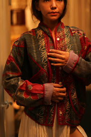 KANTHA JACKET TERRY - sustainably made MOMO NEW YORK sustainable clothing, coatandjacket slow fashion