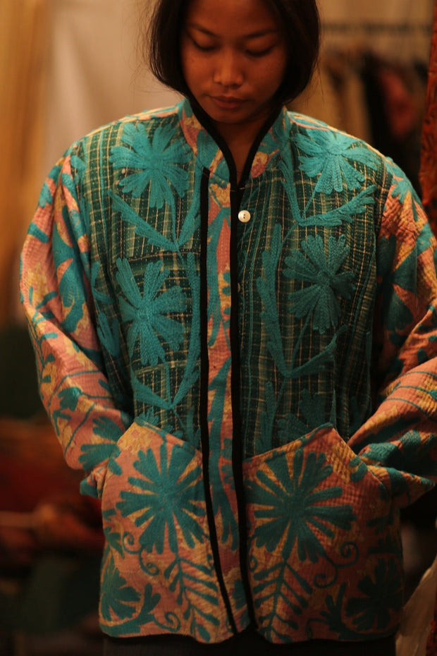 KANTHA JACKET VUVENUS - sustainably made MOMO NEW YORK sustainable clothing, coatandjacket slow fashion