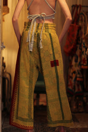 KANTHA PANTS LENA - sustainably made MOMO NEW YORK sustainable clothing, new slow fashion