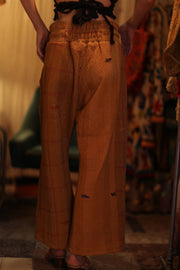 KANTHA PANTS LENA - sustainably made MOMO NEW YORK sustainable clothing, new slow fashion