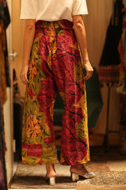 KANTHA PANTS LENA YAELIN - sustainably made MOMO NEW YORK sustainable clothing, embroidered slow fashion