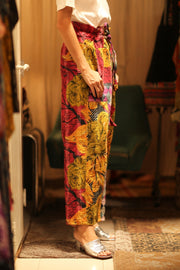 KANTHA PANTS LENA YAELIN - sustainably made MOMO NEW YORK sustainable clothing, embroidered slow fashion
