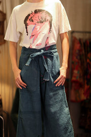 KANTHA TROUSERS LENA HARRODS - sustainably made MOMO NEW YORK sustainable clothing, new slow fashion