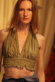 KIKI COTTON TOP - sustainably made MOMO NEW YORK sustainable clothing, Boho Chic slow fashion