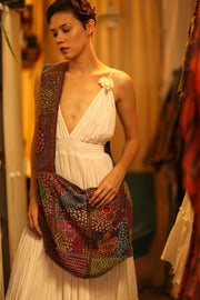 LALANA EMBROIDERED BAG - sustainably made MOMO NEW YORK sustainable clothing, bag slow fashion