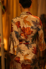 LEAF BUTTON DOWN DRESS RUTH - sustainably made MOMO NEW YORK sustainable clothing, dress slow fashion