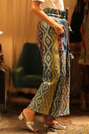 LENA KANTHA TROUSERS RAINBOW - sustainably made MOMO NEW YORK sustainable clothing, embroidered slow fashion