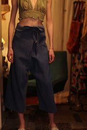 LUKE DENIM FISHERMAN TROUSERS - sustainably made MOMO NEW YORK sustainable clothing, denim slow fashion