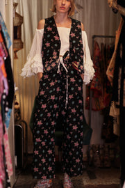 MARLENE KANTHA GILET MINI BOUQUET - sustainably made MOMO NEW YORK sustainable clothing, coatandjacket slow fashion