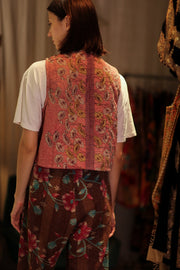 MARLENE KANTHA GILET VEST CHAMOMILE - sustainably made MOMO NEW YORK sustainable clothing, coatandjacket slow fashion
