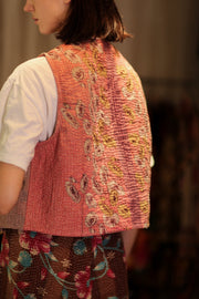 MARLENE KANTHA GILET VEST CHAMOMILE - sustainably made MOMO NEW YORK sustainable clothing, coatandjacket slow fashion