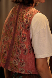 MARLENE KANTHA GILET VEST CHAMOMILE - sustainably made MOMO NEW YORK sustainable clothing, coatandjacket slow fashion