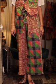 MARLENE KANTHA GILET VEST PRIMARY COLORS - sustainably made MOMO NEW YORK sustainable clothing, coatandjacket slow fashion