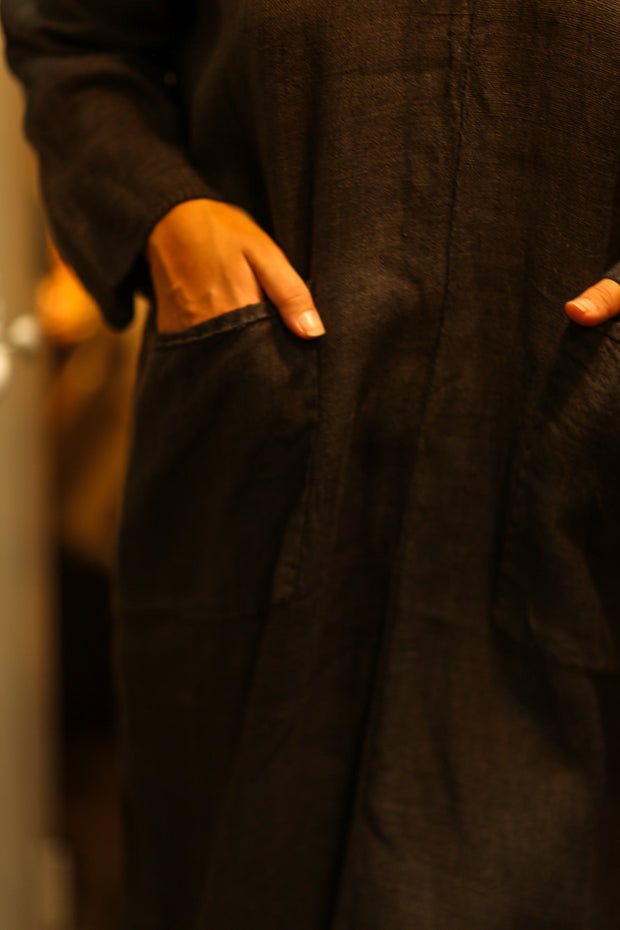 MEGHAN COTTON DRESS - sustainably made MOMO NEW YORK sustainable clothing, Boho Chic slow fashion