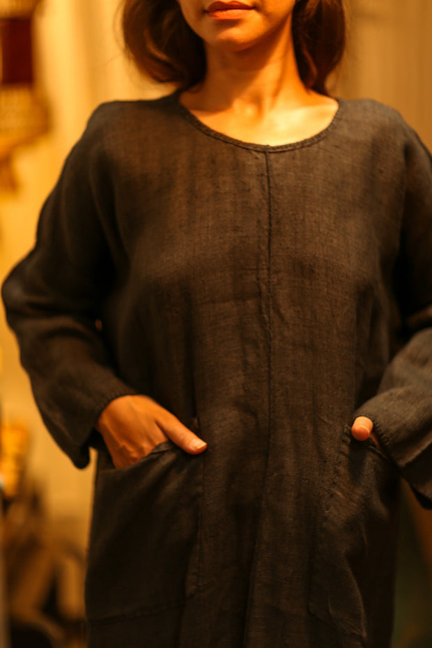 MEGHAN COTTON DRESS - sustainably made MOMO NEW YORK sustainable clothing, Boho Chic slow fashion