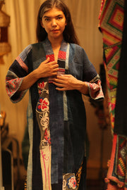 MISHA TRIBAL PATCHWORK KIMONO - sustainably made MOMO NEW YORK sustainable clothing, cotton slow fashion