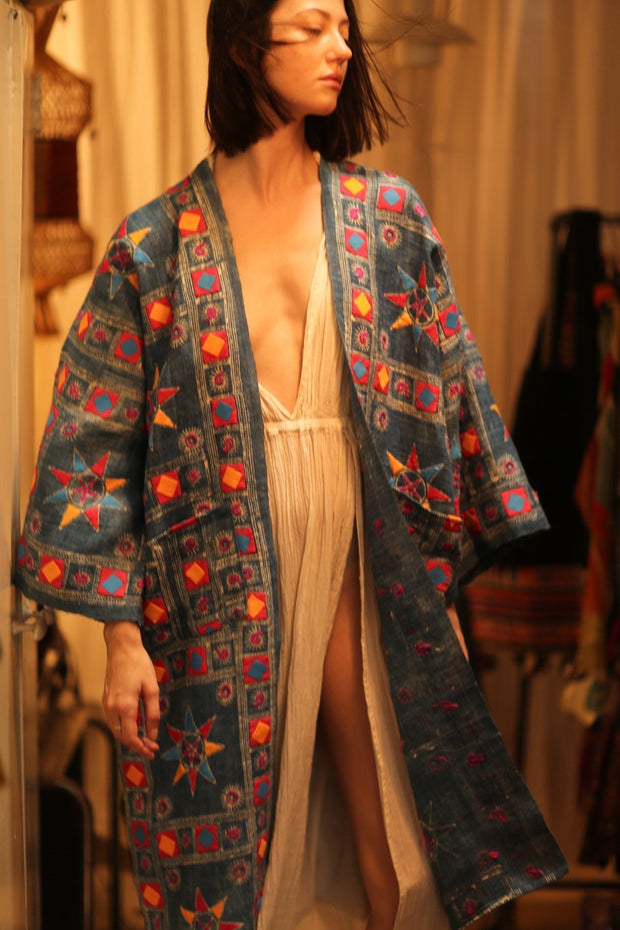 MISSY ARTISAN MADE KIMONO - sustainably made MOMO NEW YORK sustainable clothing, Coat slow fashion