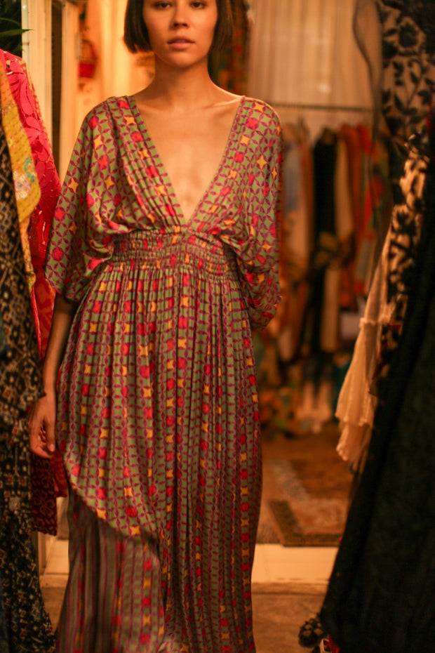 SILK DRESS BOZENA - sustainably made MOMO NEW YORK sustainable clothing, dress slow fashion
