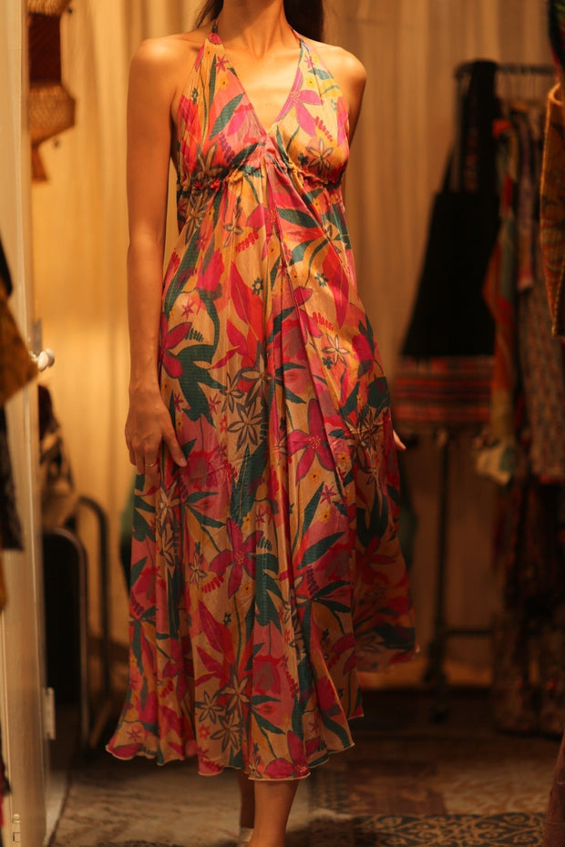 SILK DRESS HANNAH PHAYAM EDIT - sustainably made MOMO NEW YORK sustainable clothing, dress slow fashion