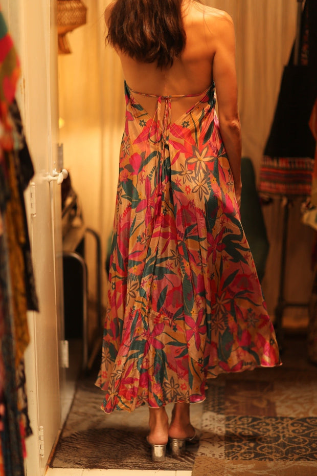 SILK DRESS HANNAH PHAYAM EDIT - sustainably made MOMO NEW YORK sustainable clothing, dress slow fashion