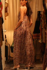 SILK DRESS LILY INDIAN SUMMER - sustainably made MOMO NEW YORK sustainable clothing, dress slow fashion